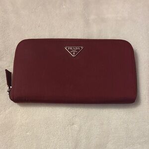 Prada Women’s Deep Red Wallet